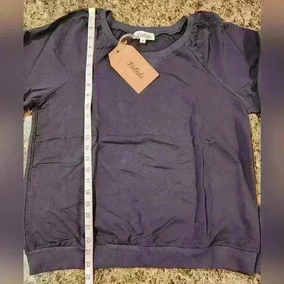 Women's Listicle Comfy Charcoal Sweatshirt Size L - Picture 6 of 8